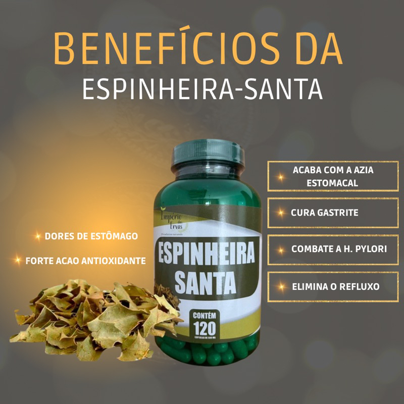 Espinheira Santa Original - Gastrite e úlceras | Shopee Brasil