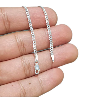pulseira Grumet escama de peixe 2.2 MM prata 925 legítima com garantia permanente 21cm