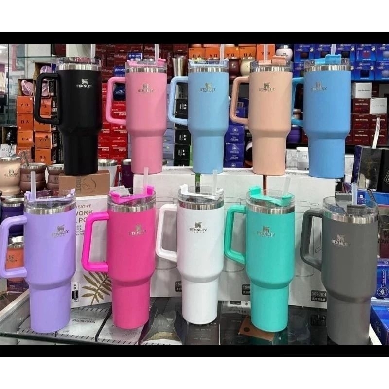 Garrafa térmica com tampa e canudo 1200ml ideal pra hidratação alta qualidade ...