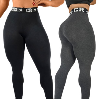 Kit 2 Legging Elástico Exposto Academia