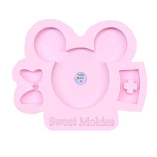 Molde de silicone Mickey 5,2 cm Unitário