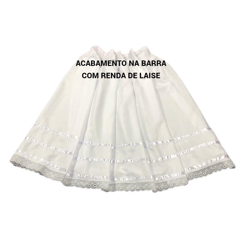 Saia branca best sale para terreiro