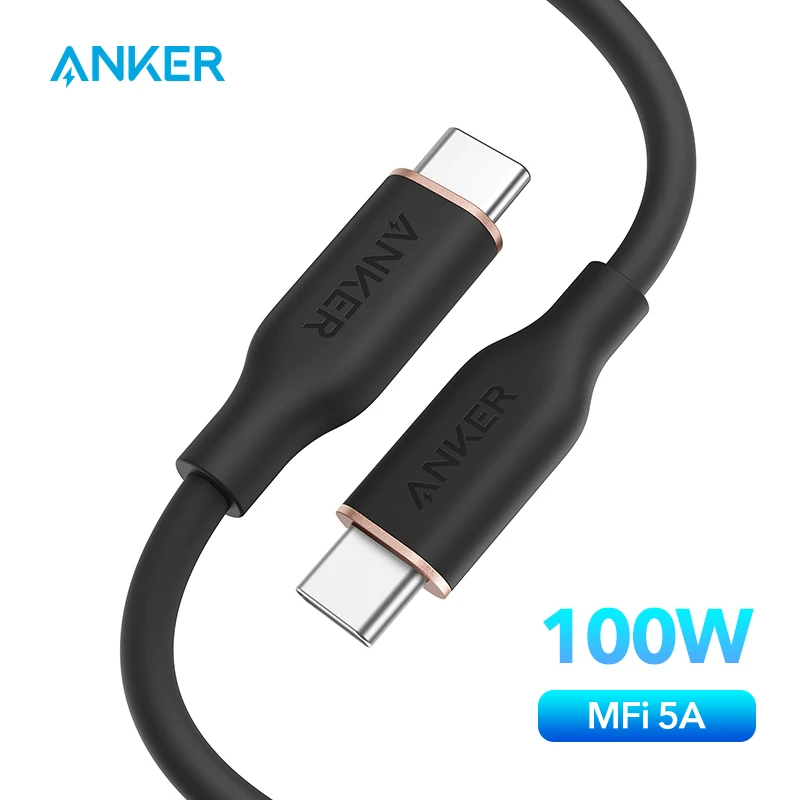 SHURE シュア MV6 + Anker PowerLine III Flow Cabo USB-C PowerLine III Flow 100W PD 1,8m Anker A8553 | Shopee Brasil