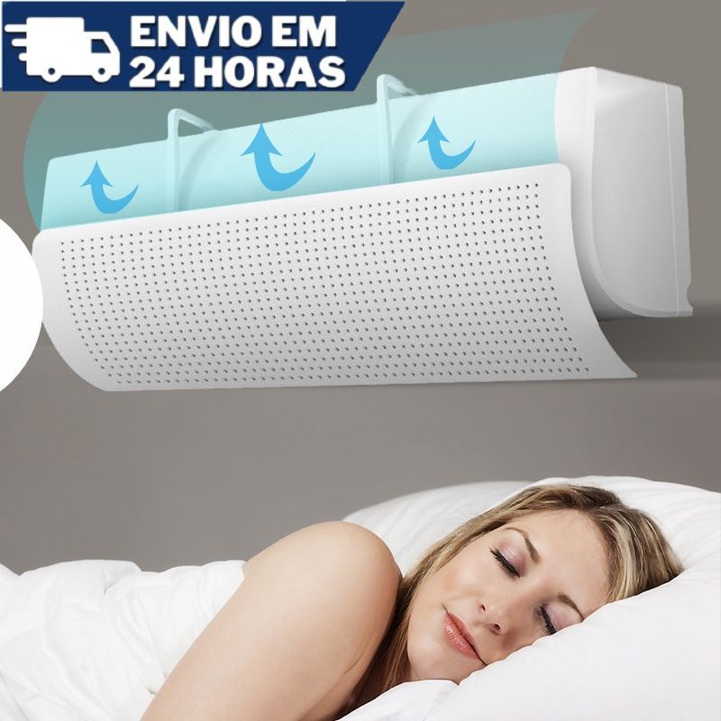 Defletor para Ar Condicionado Split Universal Ajustável