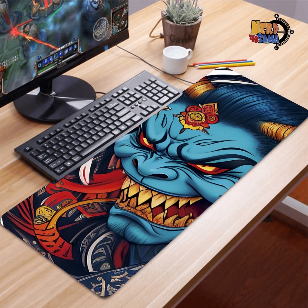 Mouse Pad Gamer Demônios Onis 90x40cm Antiderrapante - 16 Modelos