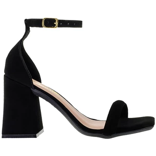 Sandália Feminina Salto Bloco Quadrado Geométrico Shekinah Lançamento Confortável Moda Festa Fashion em Oferta na Shopee