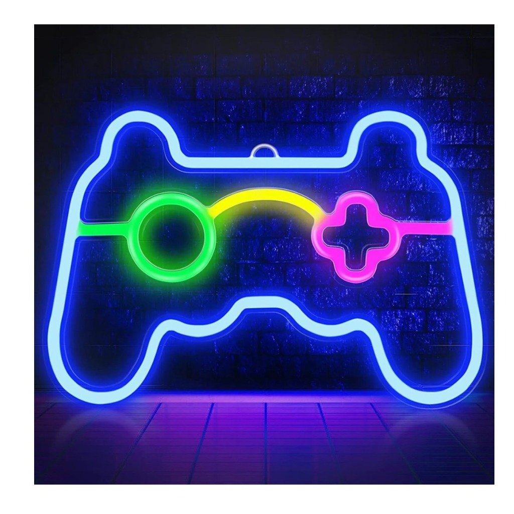 Luminaria Led Gamer Formato Controle Joystick Para Quarto Shopee Brasil