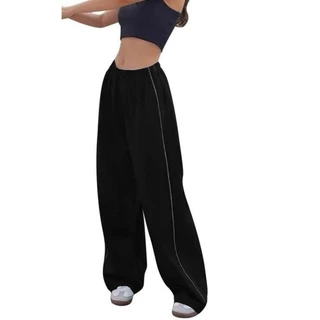 Calça Tactel Feminina Esportiva Street Larga Unissex Reta