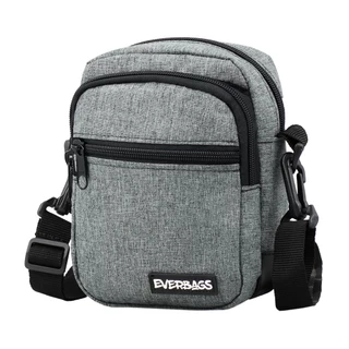 Pochete Shoulder Bag Bolso Everbags Cinza Mescla