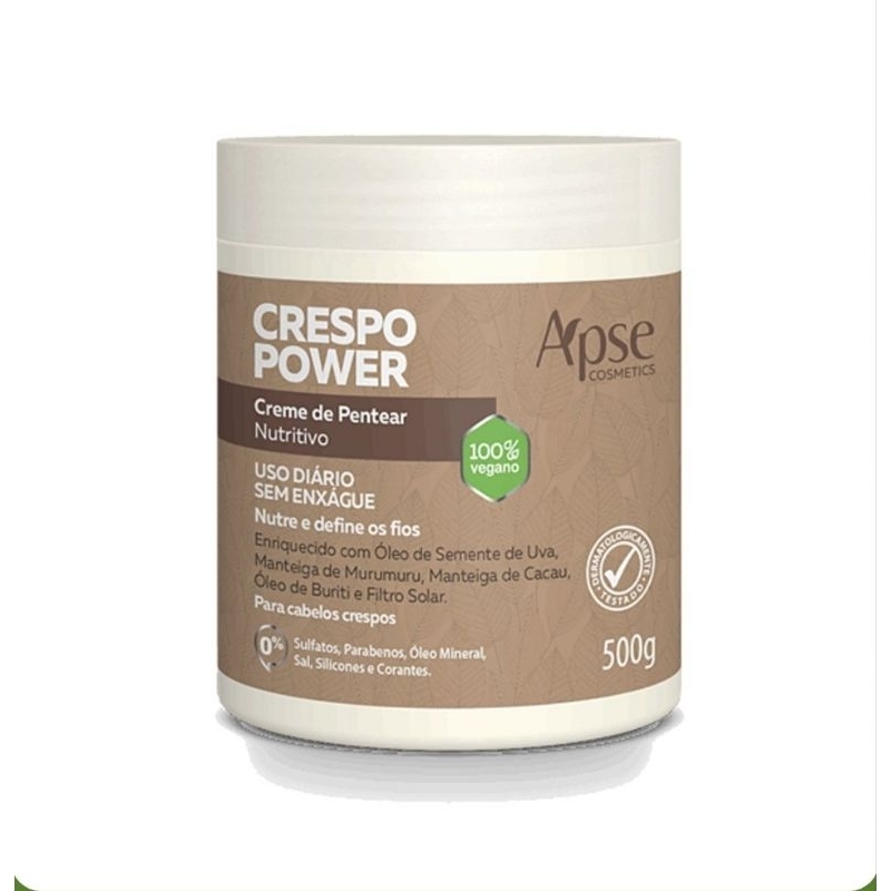 Creme de Pentear Nutritivo Crespo Power Apse 500g