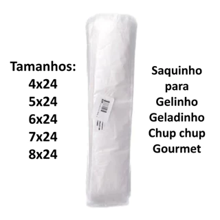 Saquinho Saco Para Geladinho Gourmet Gelinho Sacolé Chup Chup
