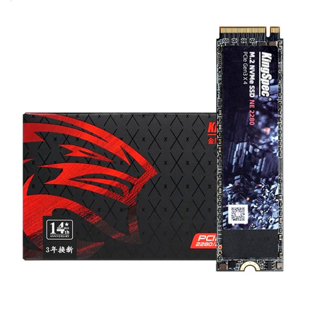 HD SSD M.2 NVMe PCIe 128GB 256GB 512GB KingSpec Original Ultra Rápido Alto Desempenho