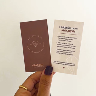 PERSONALIZADO Cartão Feed Cartão de Cuidados com Peças Acessórios 9x5 cm