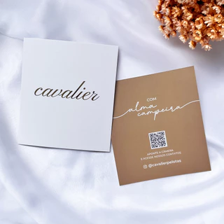 PERSONALIZADO Cartão de Agradecimento ao Cliente pela Compra - 8x9cm