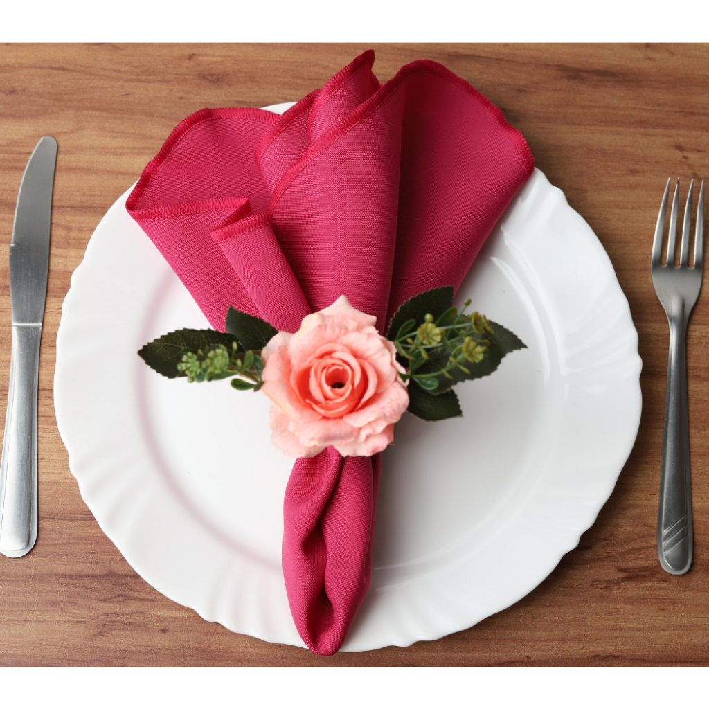 Kit 12 Guardanapo De Tecido 35x35 Para Mesa Posta Casamento Buffet ...