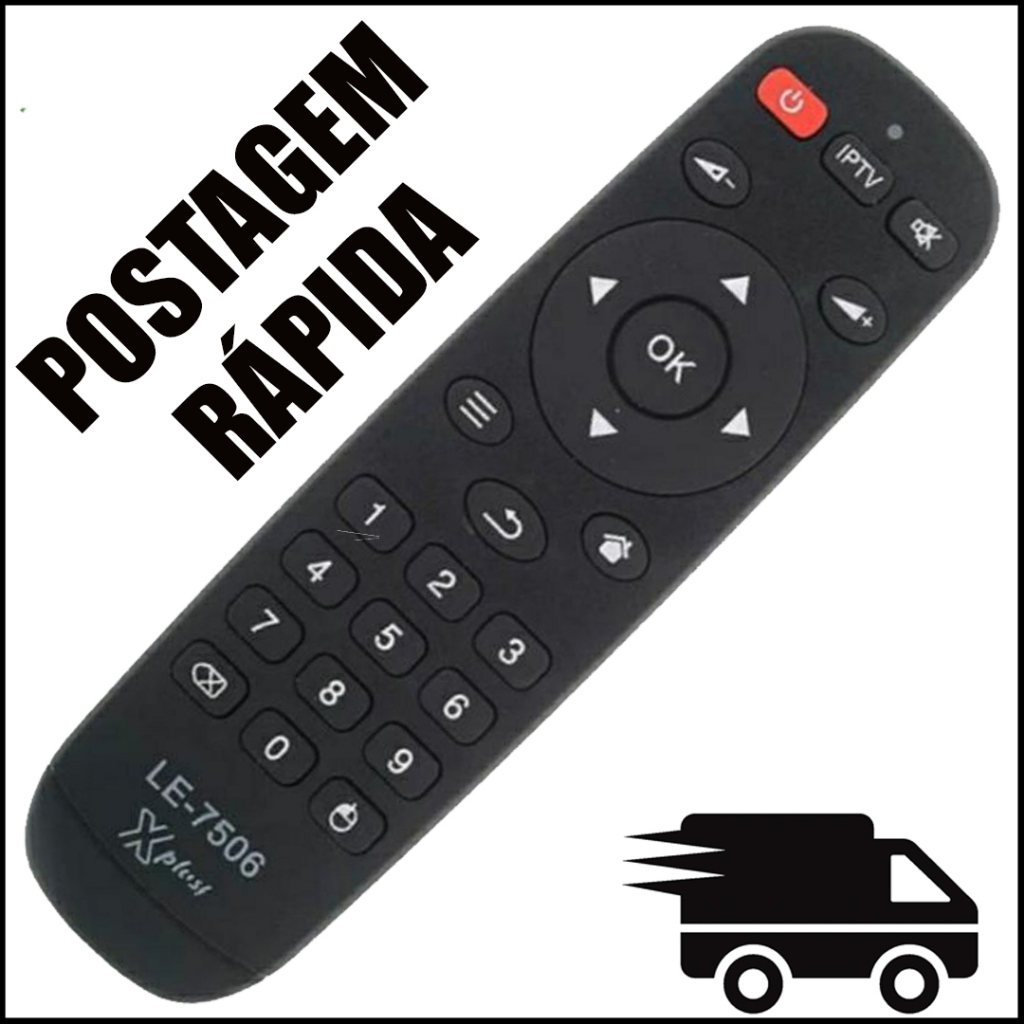 Controle remoto para receptor In x Plus