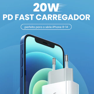 Carregador Rápido UGREEN 4.0 3.0 QC PD 20W QC4.0 QC3.0 USB Tipo C Para iPhone 14 13 12 8