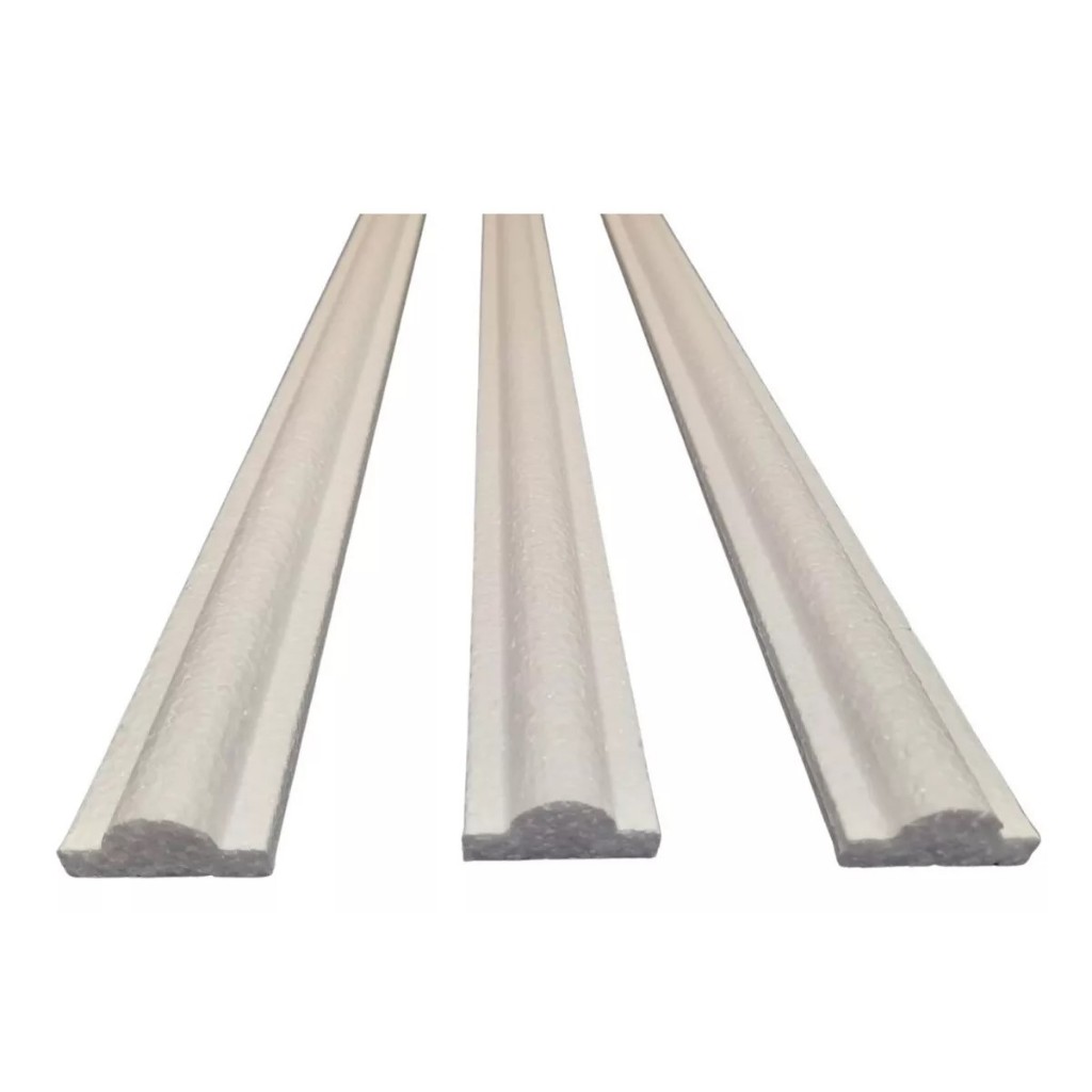 Boiserie Parede Teto Isopor Friso Kit 40mt Faixa Boiserie