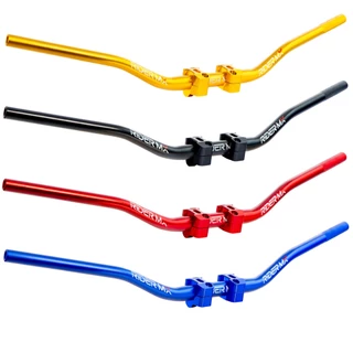 Guidão Esportivo Moto Fat Bar Alto Motocross Xre Tenere Lander Crf 250f Crf 230 Bros + Adaptador Universal