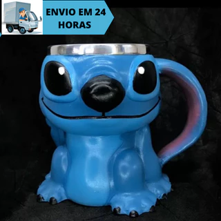 Caneca/Copo Lilo - Lilo & Stitch 3D Resina Resina