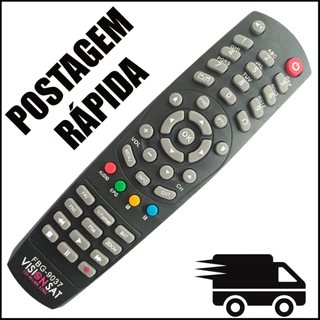 Controle remoto para receptor Visionsat Space HD