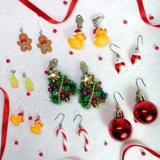 brincos natalinos | brinco natal | boneco de neve | biscoito natal