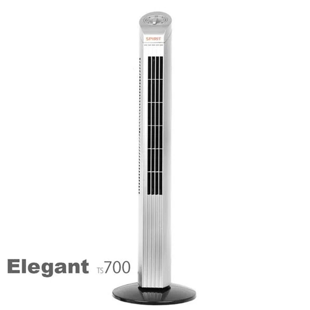 VENTILADOR DE TORRE SPIRIT MAXXIMOS ELEGANT TS700 PRETO E PRATA - 110V