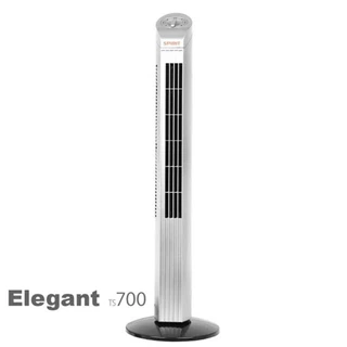 VENTILADOR DE TORRE SPIRIT MAXXIMOS ELEGANT TS700 PRETO E PRATA - 110V