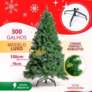 Árvore De Natal 1,50Cm Havan Casa 420 Pontas - Verde