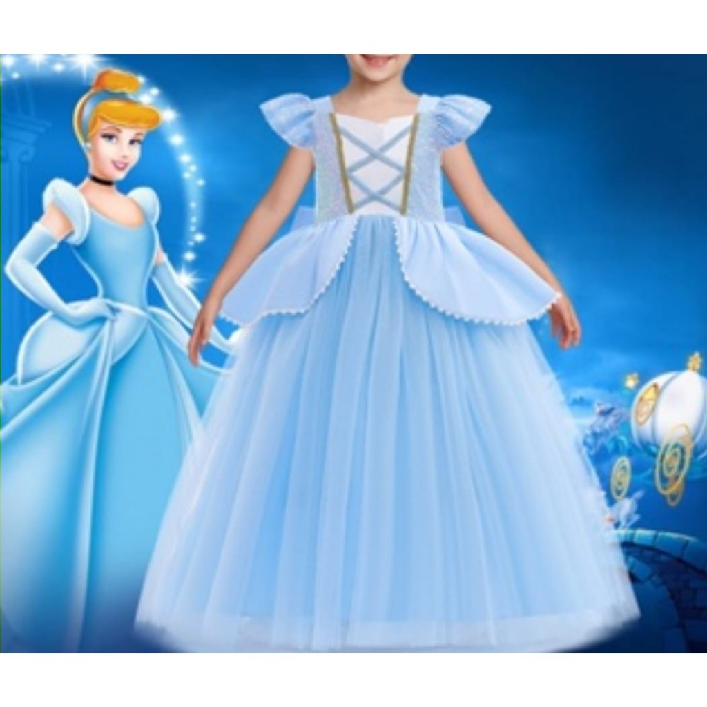 Vestido Princesa Cinderela Disney Vestido Cinderela Infantil Luxo