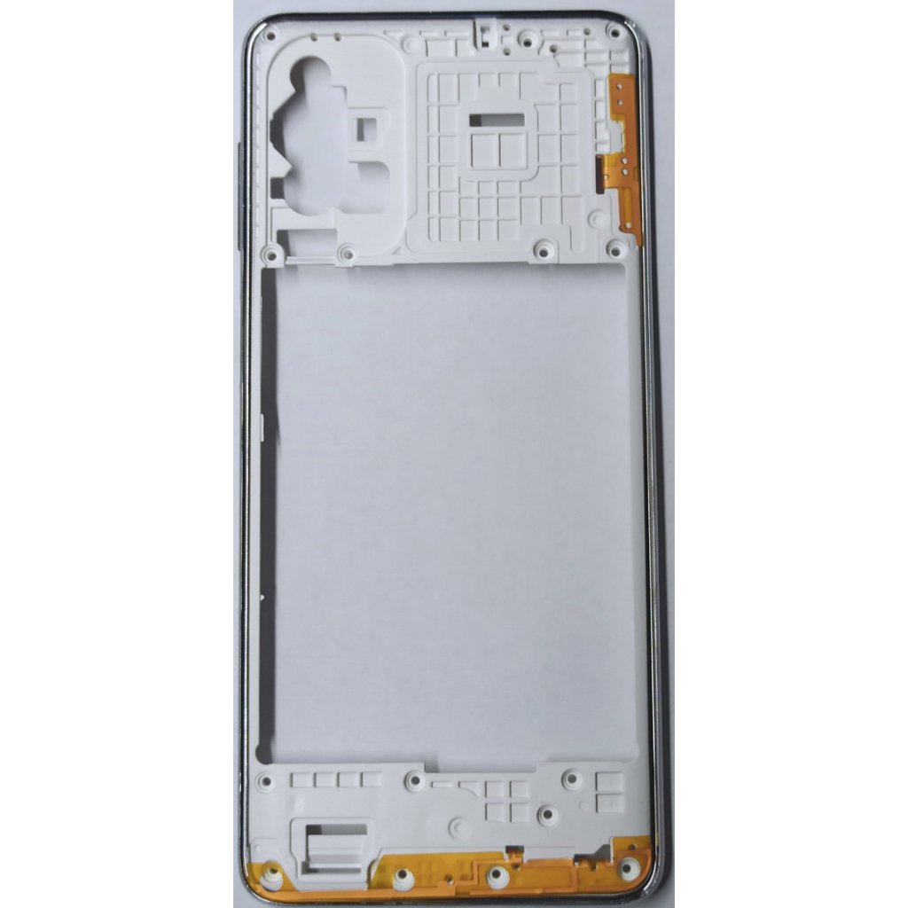 Aro Carcaça Lateral compativel Galaxy M51 M515 Prata