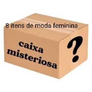 caixa misteriosa de moda com 8 itens de alto valor de nossa loja.