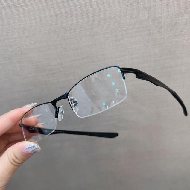 Armação óculos de Descanso Sem Grau Sem Aro Masculino/Feminino Prata/Grafite/Preto