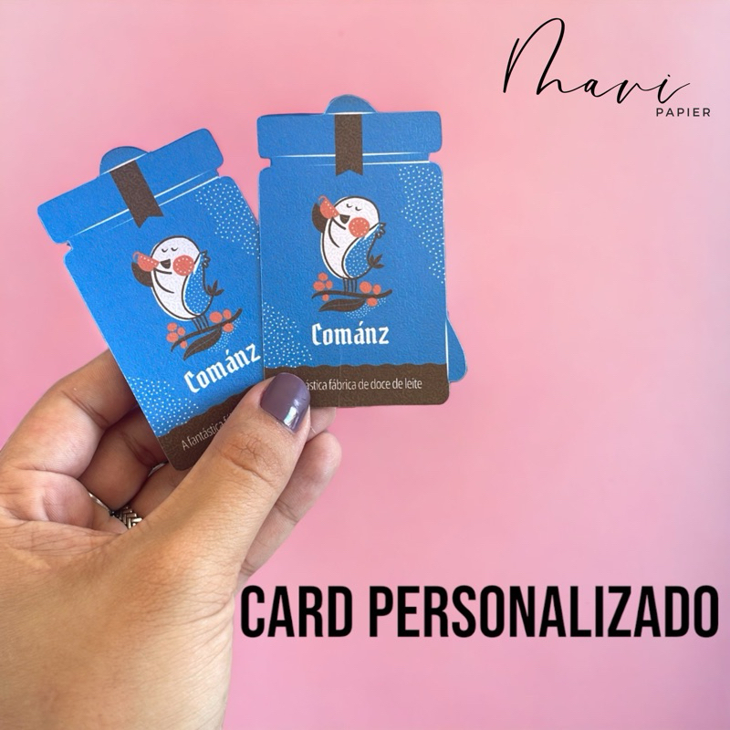 50 cards personalizados com formato orgânico | Shopee Brasil