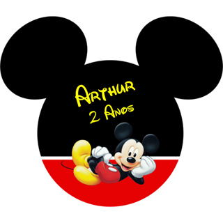 Adesivo Tubete Cabeça do Mickey