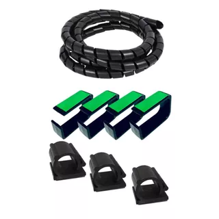 Kit organizadores para cabos e fios