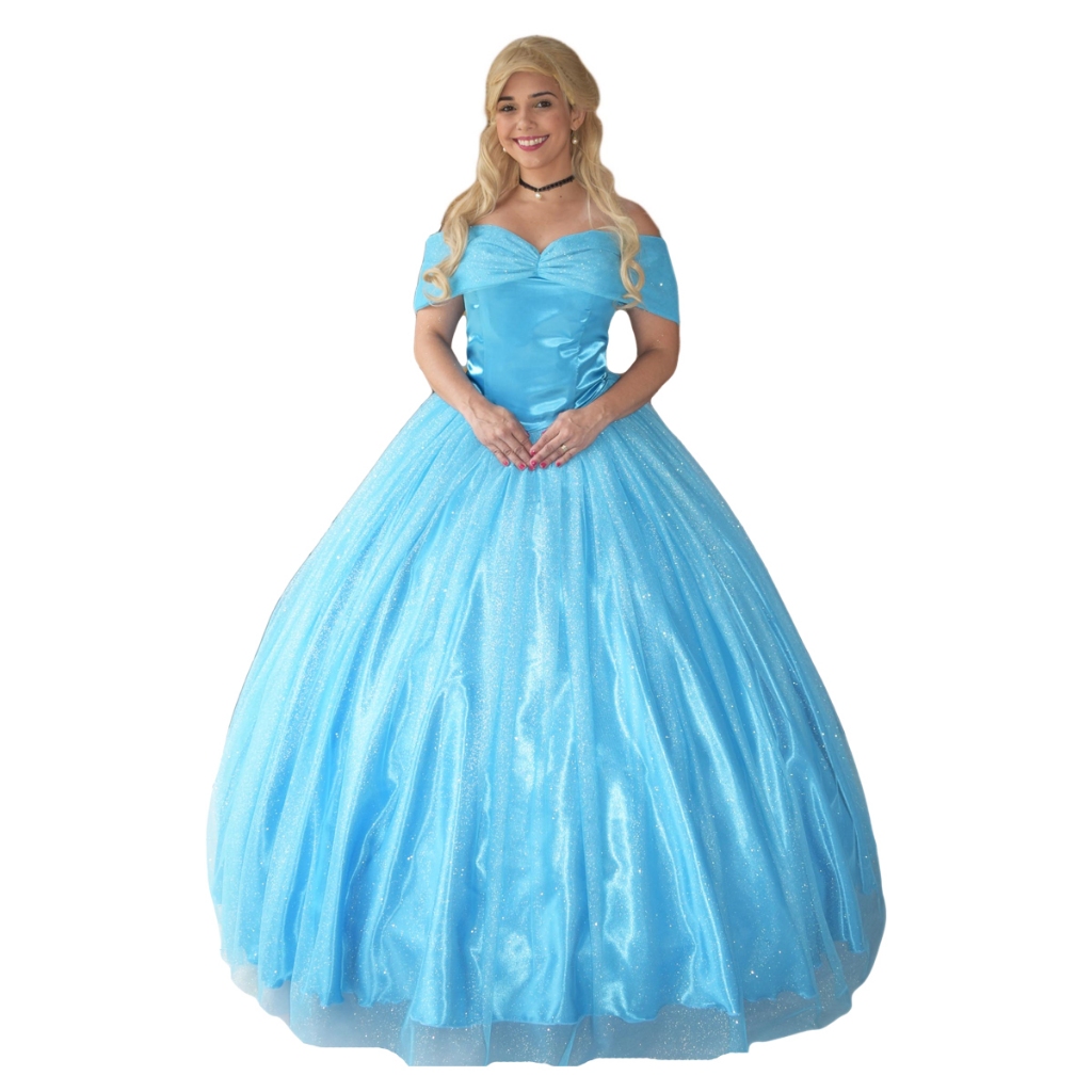 Cinderela Vestido De Princesa Para Festa De Quinze Anos Fantasia