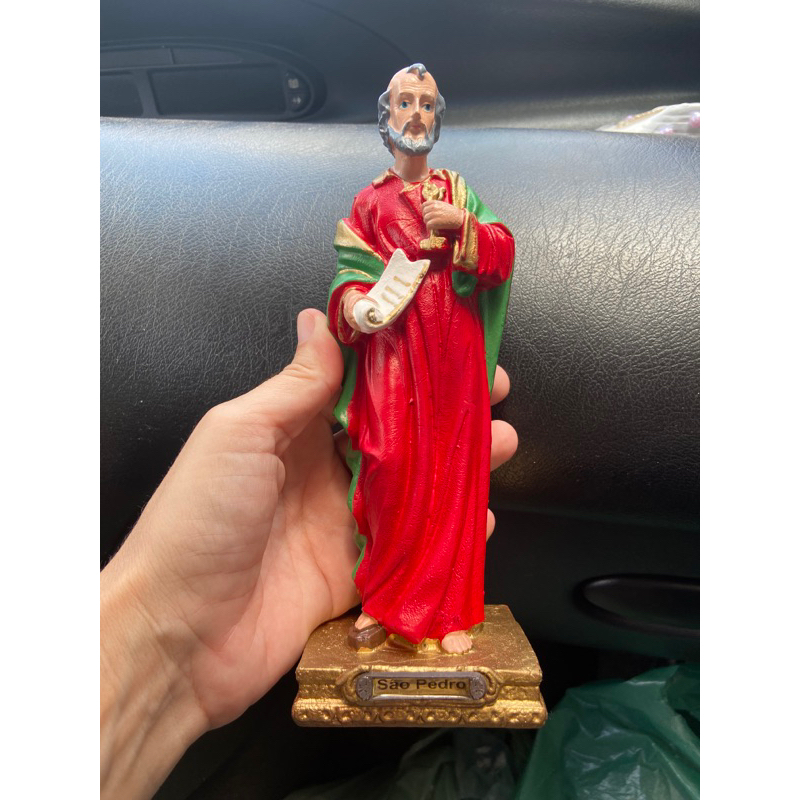 São Pedro 22 cm BORRACHA Inquebrável