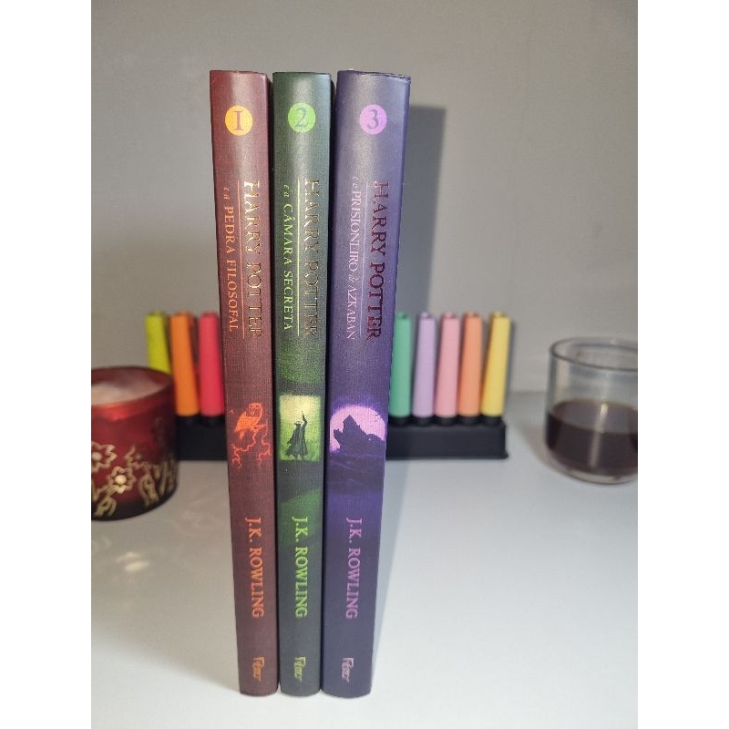 Harry Potter volumes 1, 2 e 3 CAPA DURA