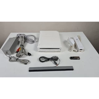 Nintendo Wii Console Branco Completo Desbloqueado
