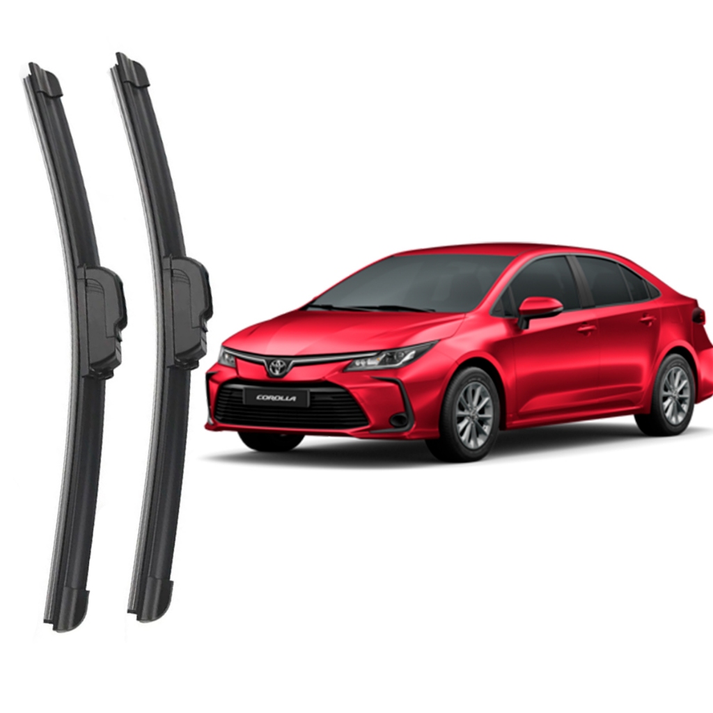 Par de Palheta Limpador Para-brisa Toyota Corolla 2015 2016 2017 2018 ...