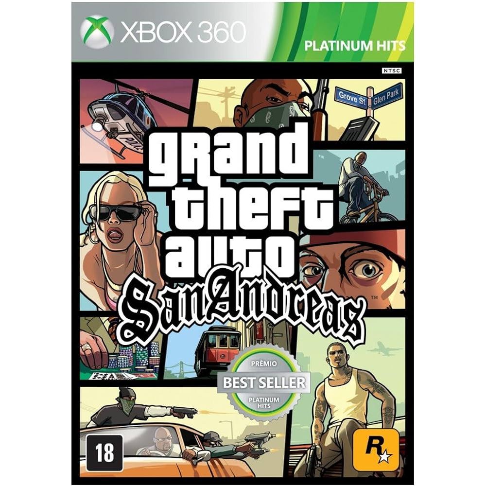 Grand Theft Auto San Andreas PS2 (Platinum) PAL *Manual No Map*