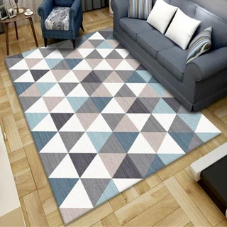 Tapete Belga Toque Aveludado 2,00 x 1,40 Estampado Para Casa Macio Diversas Cores
