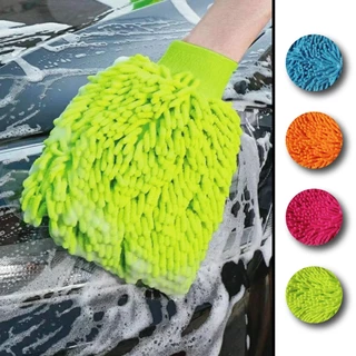 Luva de Microfibra Multiuso Para Limpeza Automotiva