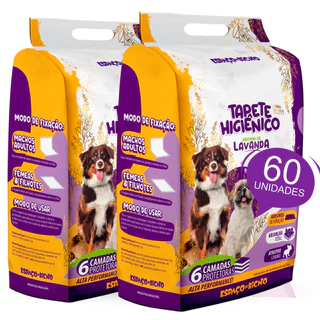 Super Promoção tapetes higiênicos Espaço De Bicho Lavanda para cães good pad 80x60 - com 60 unidades