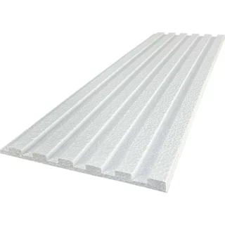 Painel Ripado Lambril 10 20 30 40 Placas Molduras 30x100cm Roda Meio Isopor Acabamento Parede Decoração Top
