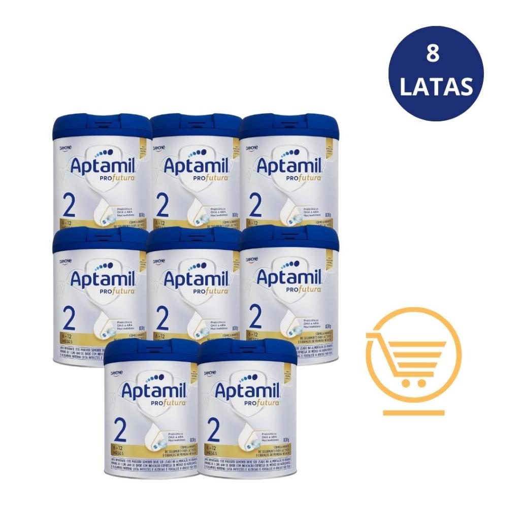 Aptamil Profutura 2 800g - Kit 8 latas | Shopee Brasil