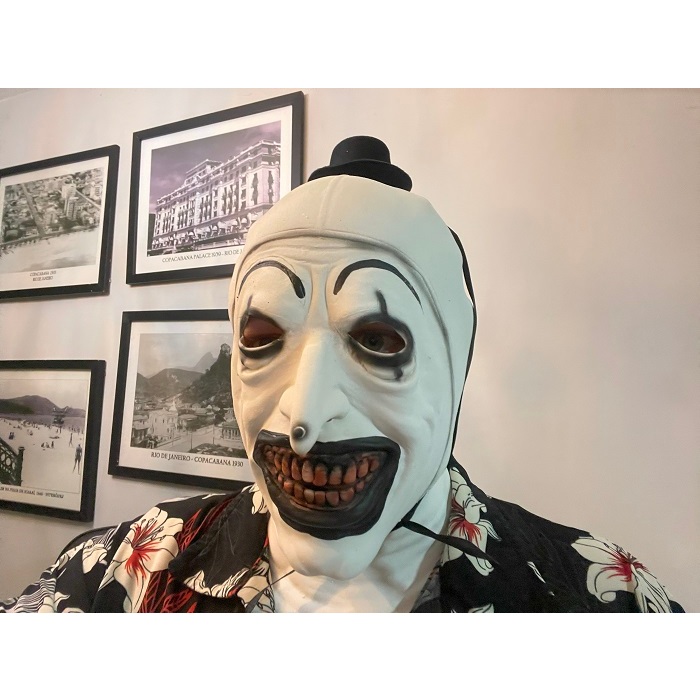 Arte Terrifier O Palhaço Cosplay Traje De Horror Sangrento Máscara De Festa  De Halloween Para Homens Adultos Kids