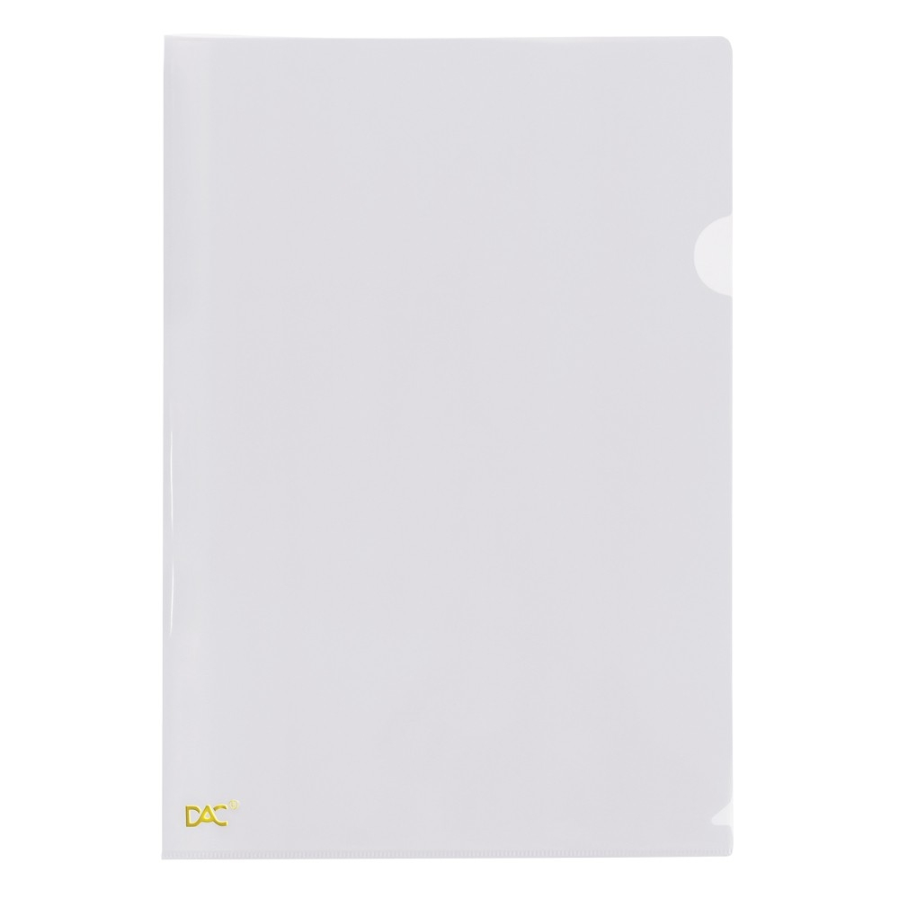 Pasta Em L Transparente Oficio - Dac | Shopee Brasil