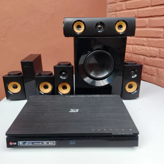 Home Theater LG BH7240BW 5.1 canais 1200w rms com Blu Ray 3D